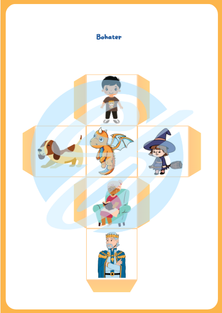 Opowiedz Historię - Trzy Kostki do Rzucania: Rozwijaj Kreatywność Dzieci