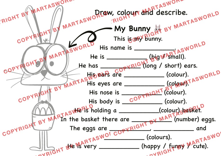 🐰✨ Easter Bunny Fun Pack – idealny materiał na wielkanocne zajęcia! ✨🐣