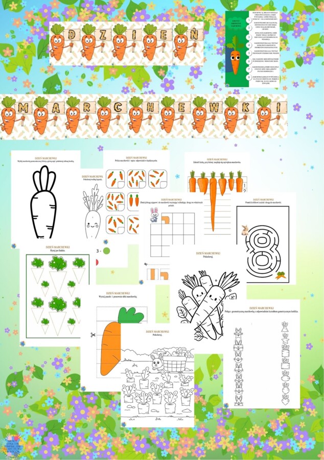 PAKIET MATERIAŁÓW NA MARZEC WEDŁUG KALENDARZA ŚWIĄT I DNI NIETYPOWYCH