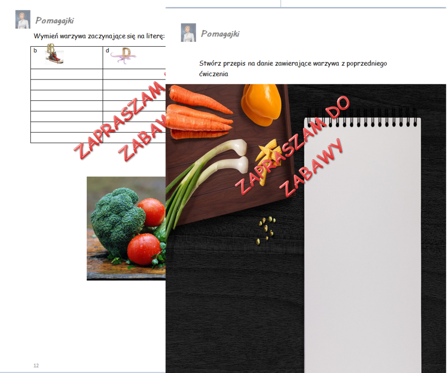 Literki B,b,D,d,P,p zabawa - koncentracja, dysleksja