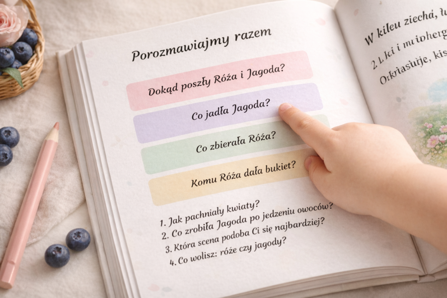 Róża i Jagoda – książeczka obrazkowa do rozmów