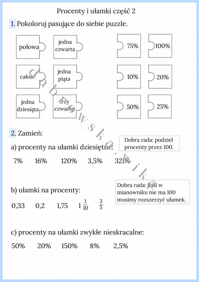 Procenty część 2