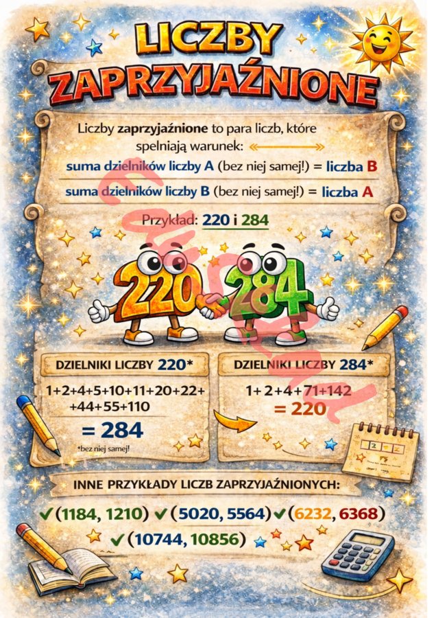 📚 Matematyczne plakaty edukacyjne – liczby niezwykłe i dni matematyczne