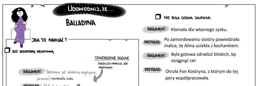 Argument to nie przykład - karty do ćwiczeń