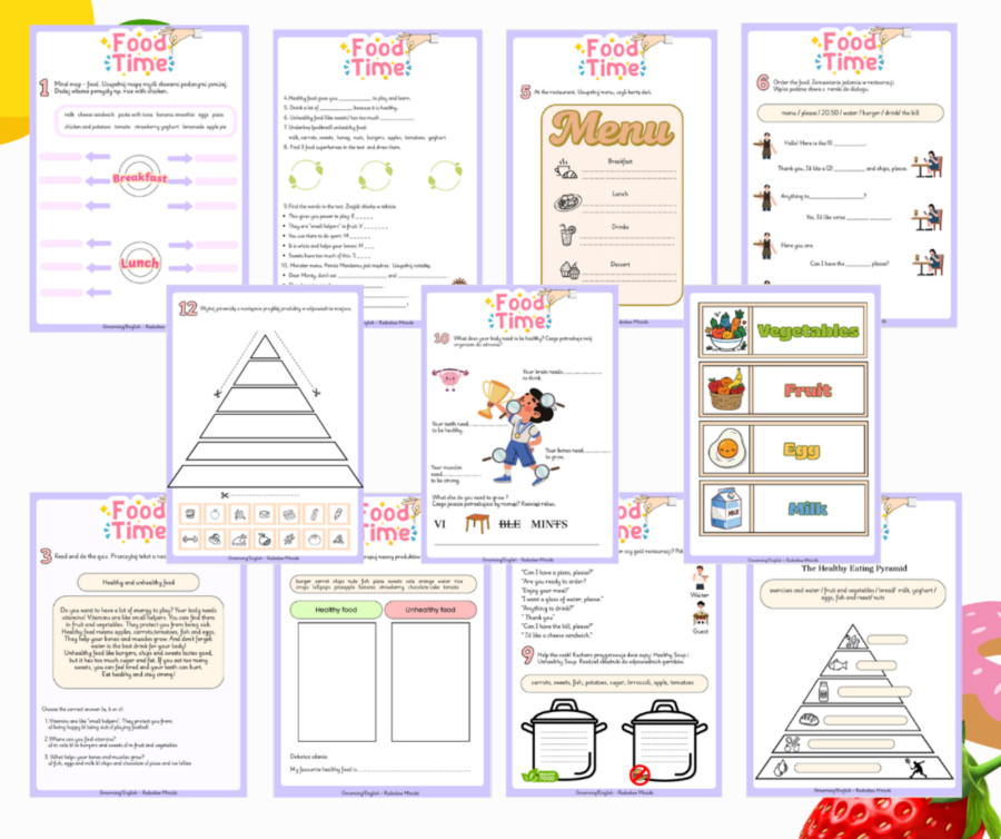 Kids can 3 unit 4 Food - materiał rozszerzony