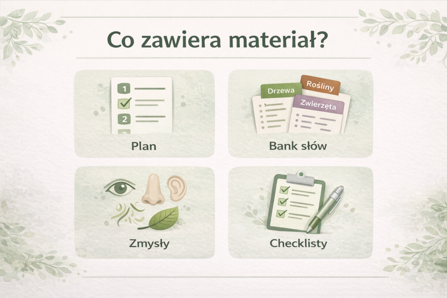 Opis lasu – krok po kroku