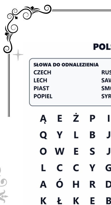 Legendy polskie i dawne stolice Polski - karty pracy i krótki tekst ze zrozumieniem