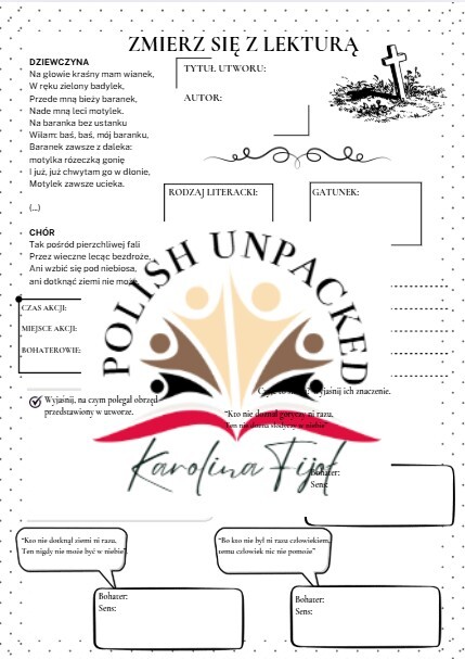 Zmierz się z lekturą "Dziady cz. II" Adam Mickiewicz