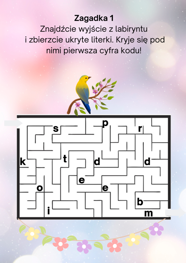 Escape Room Pierwszy Dzień Wiosny klasy 1-3