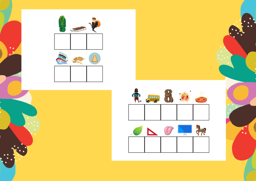 Słucham - ćwiczenia rozróżniania głosek cz. 3 - pierwsza/ostatnia głoska + tworzenie wyrazu