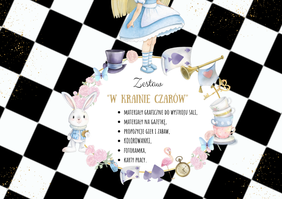 ZESTAW "W KRAINIE CZARÓW" - 300 STRON MATERIAŁÓW