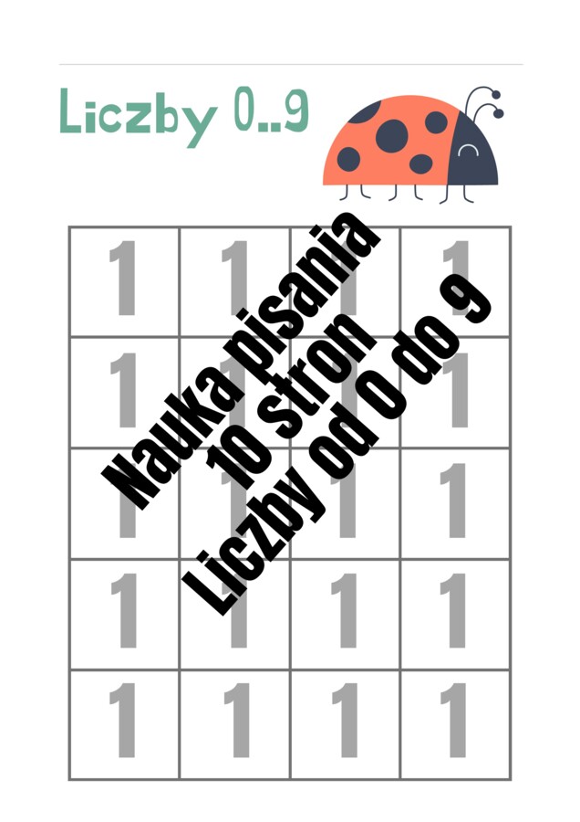 Liczby nauka pisania