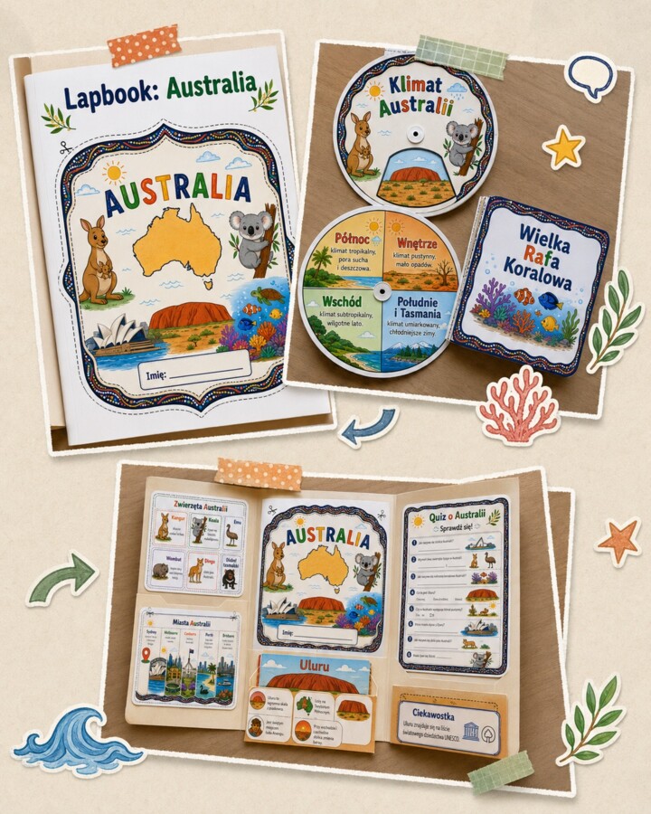 Lapbook. Australia.