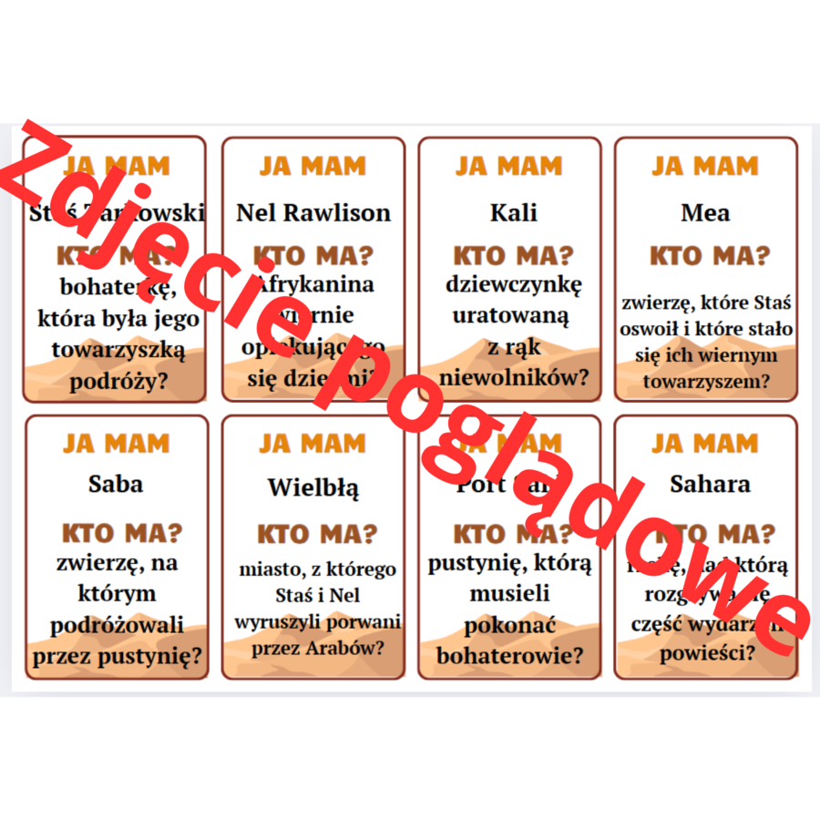 Ja mam, kto ma? – W pustyni i w puszczy