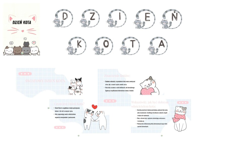 DZIEŃ KOTA – MEGA PAKIET EDUKACYJNY