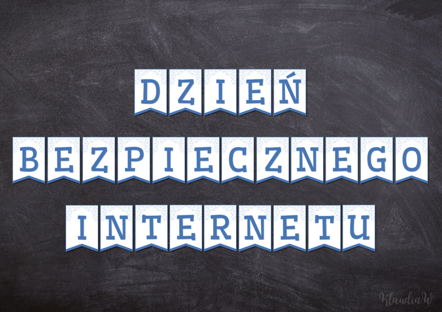 Dzień Bezpiecznego Internetu - girlanda