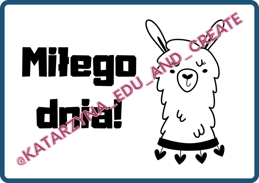 Plakaty życzliwości - miłe słowa