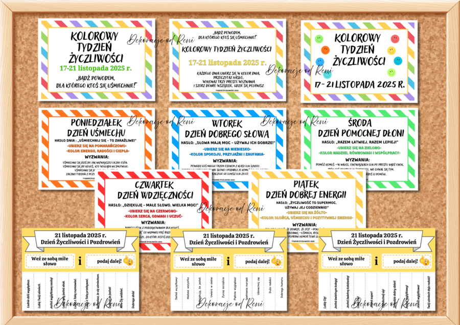 Kolorowy Tydzień Życzliwości - wersja 2