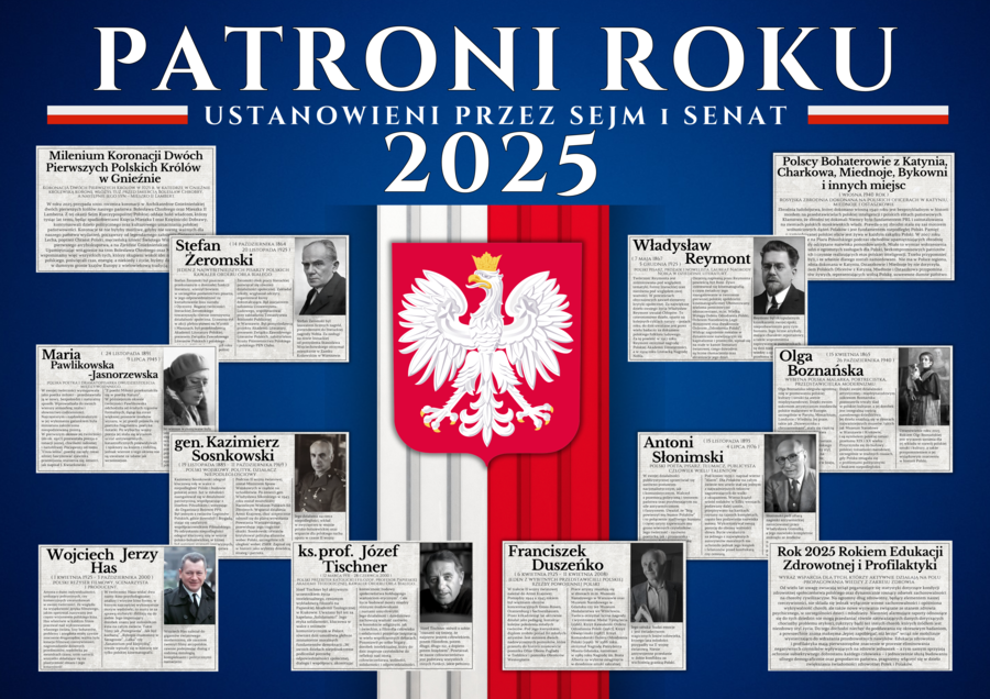PATRONI ROKU 2025 - Ustanowieni przez Sejm i Senat
