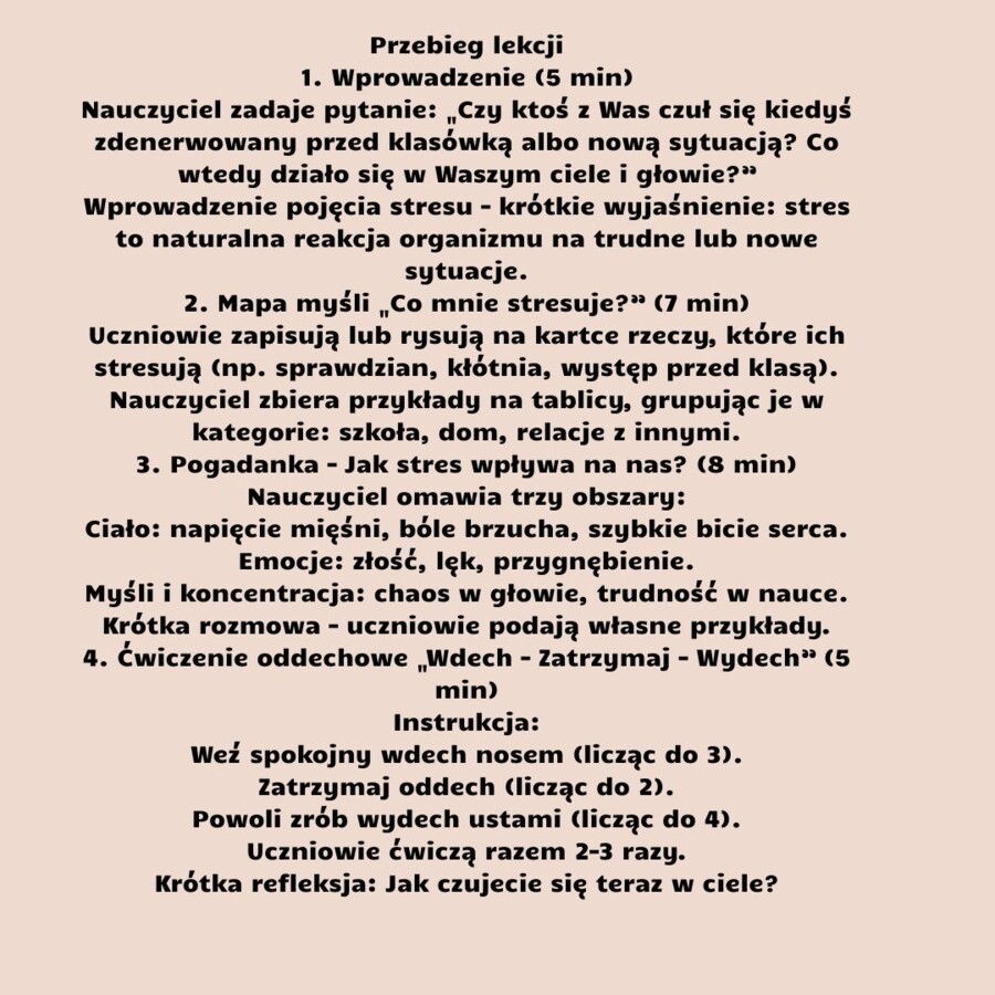 Scenariusze edukacja zdrowotna klasa 4 część 2 (lekcje 17-32) na podstawie programu nauczania proponowanego przez MEN HOLISTYCZNA EDUKACJA PROZDROWOTNA W SZKOLE PODSTAWOWEJ-CIAŁO, UMYSŁ, DUCH. Program nauczania edukacji zdrowotnej dla klas IV-VIII szkoły