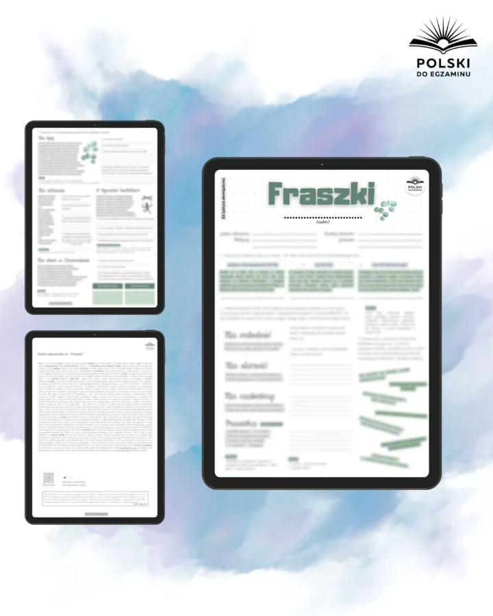 Lektury Obowiązkowe do Egzaminu Ósmoklasisty 📚 | Pakiet Kart Pracy PDF + 3 bonusy