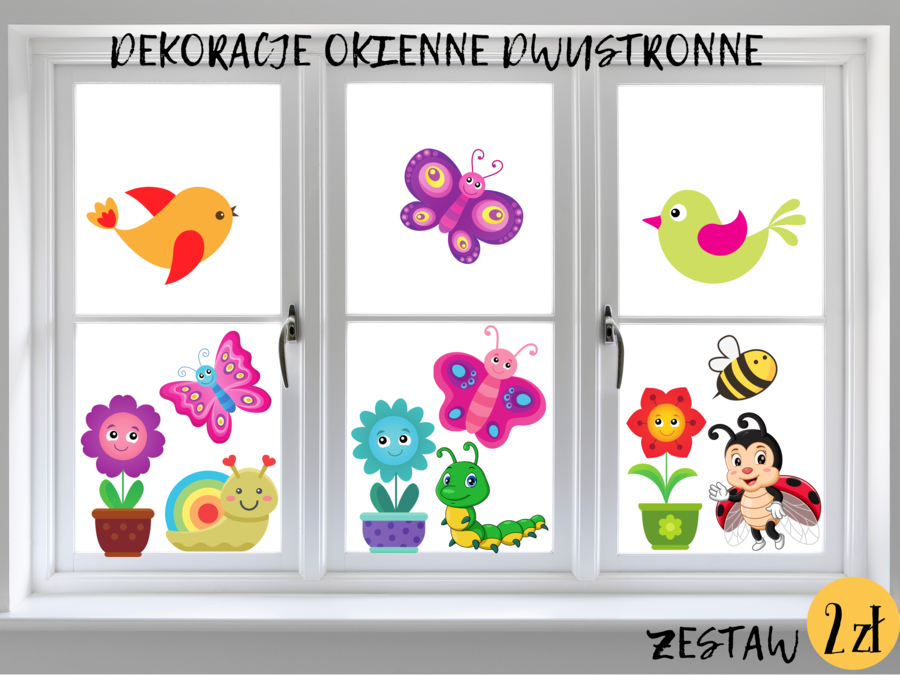 DEKORACJE DWUSTRONNE - WIOSNA