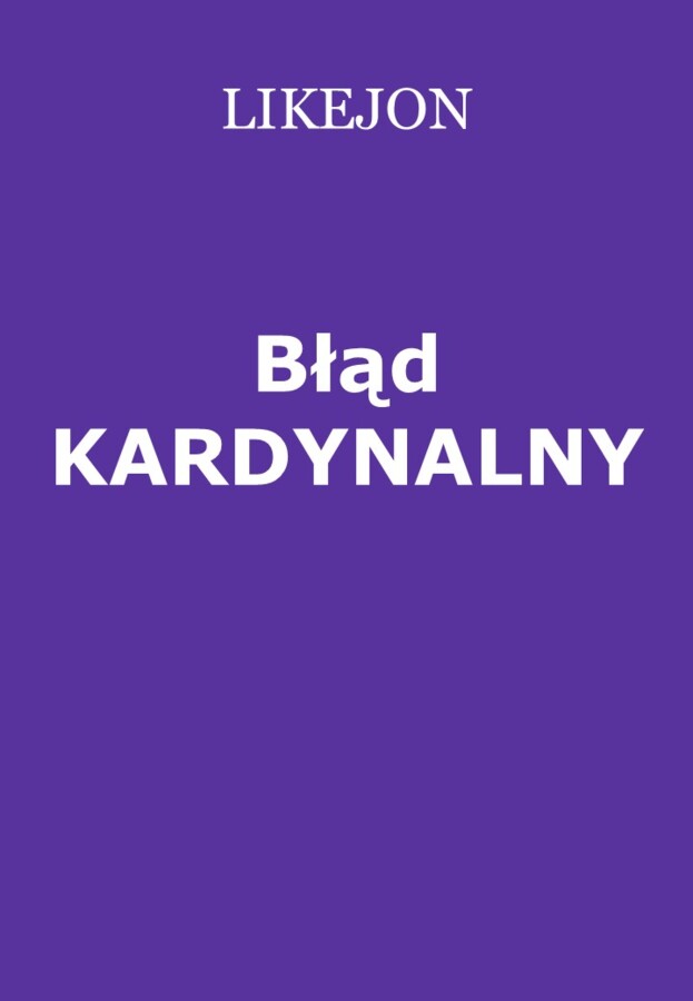 Błąd kardynalny