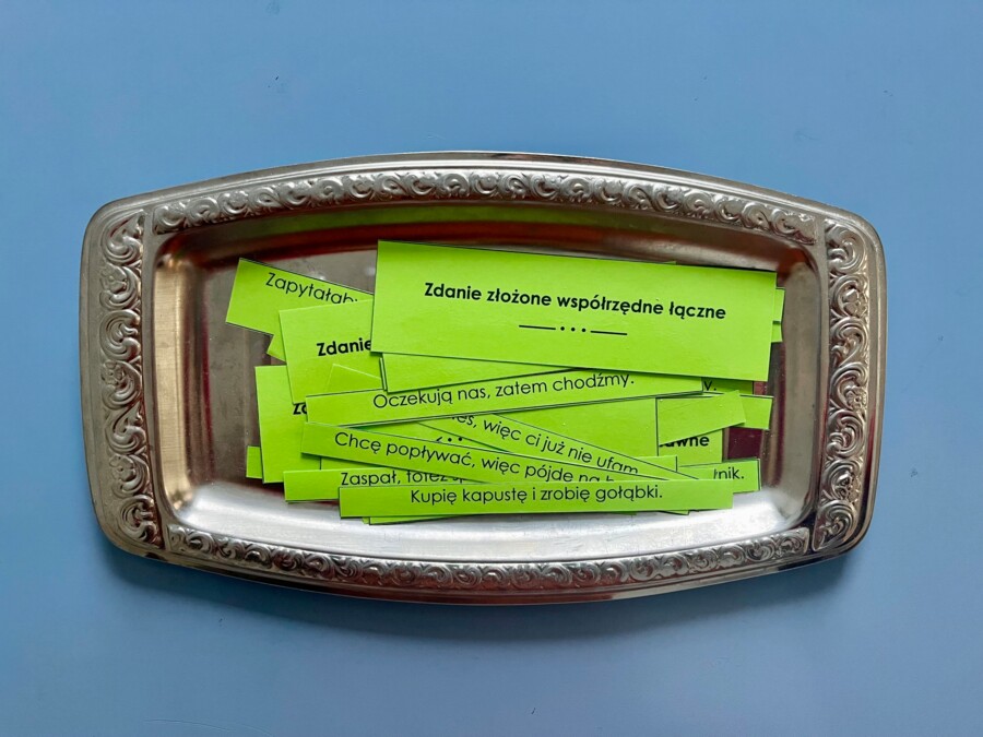 Zdania złożone współrzędnie - typy i wykresy - ćwiczenia