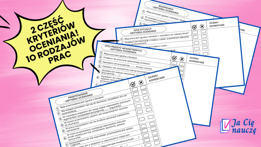 Kryteria oceniania cz. 2 - język polski