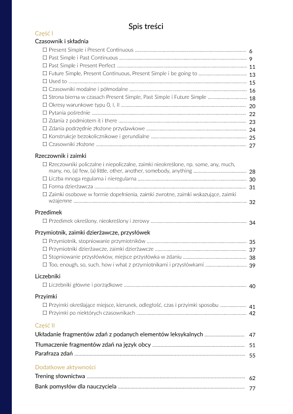 Egzamin ósmoklasisty: środki językowe w zadaniach otwartych 54,00 zł