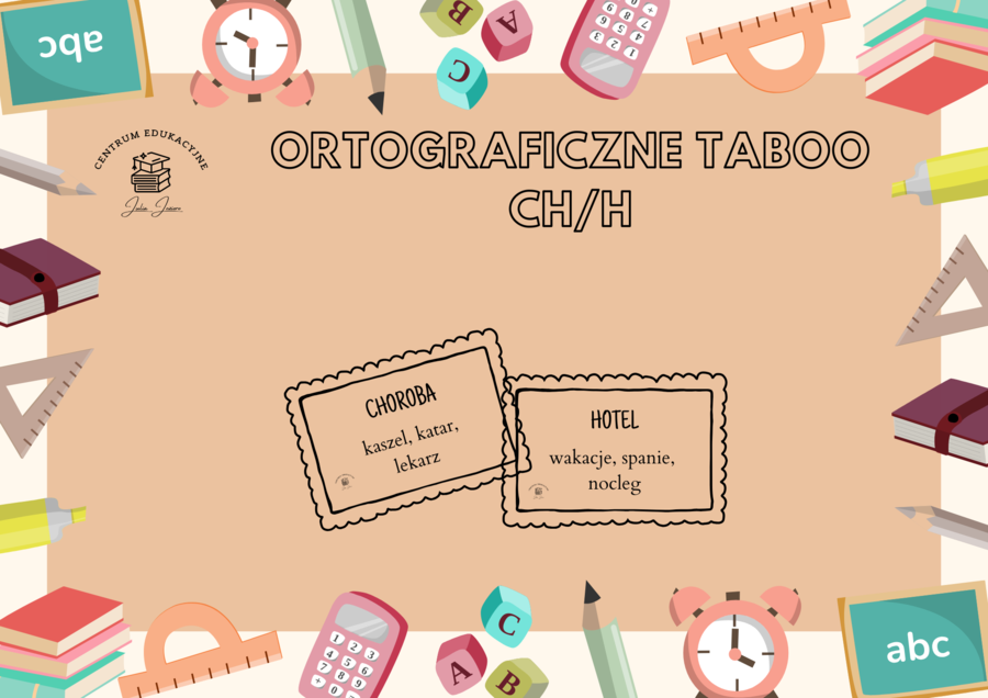 Ortograficzne Taboo- CH/H