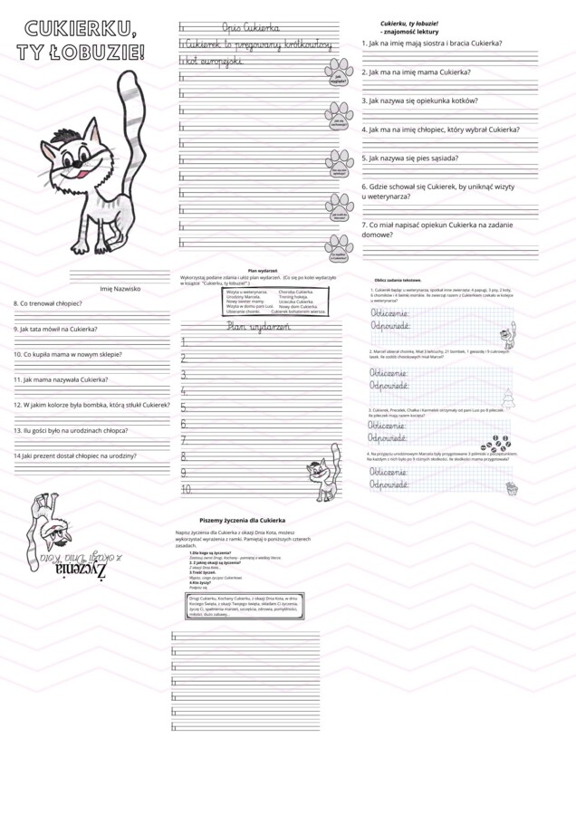Cukierku, ty łobuzie! - pakiet materiałów