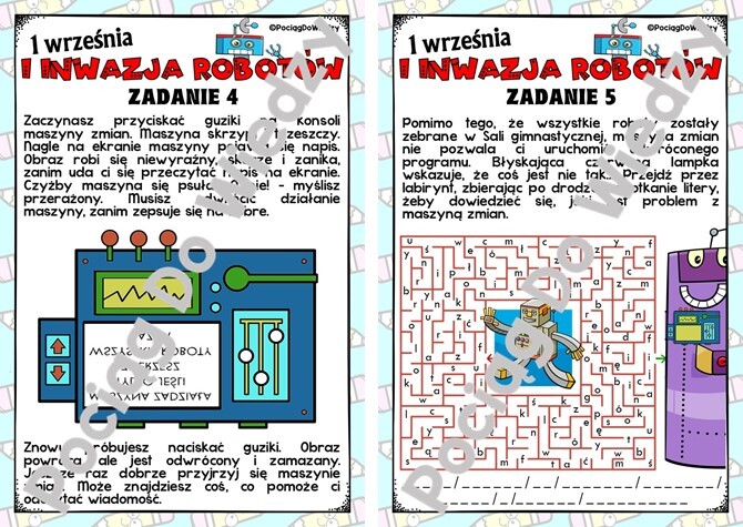 Escape Room - 1 września i inwazja robotów