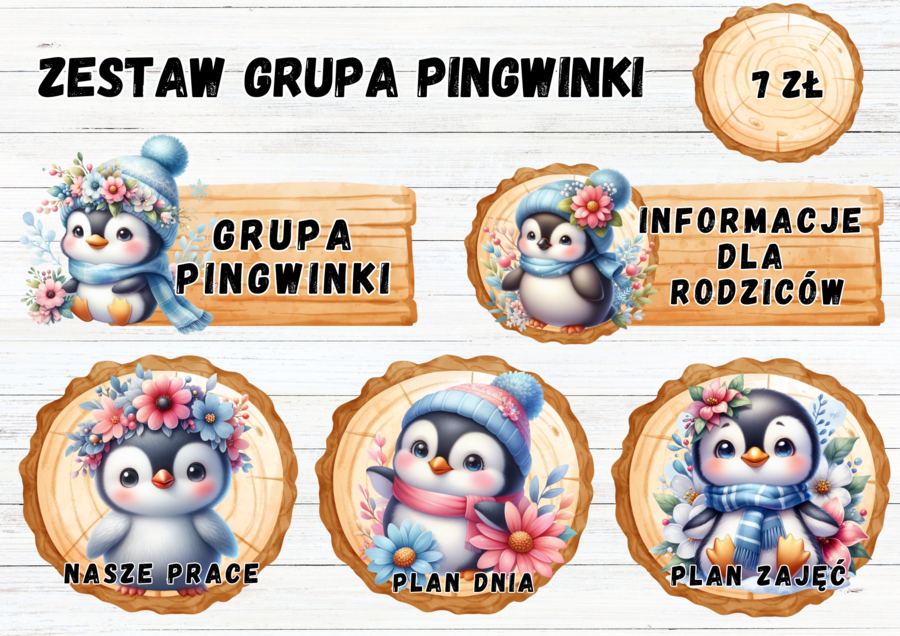 ZESTAW GRUPOWY GRUPA "PINGWINKI"