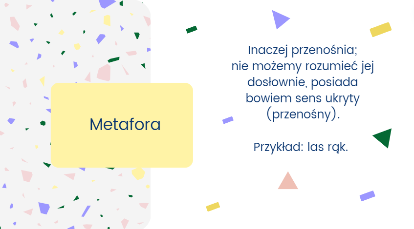 Środki poetyckie - prezentacja
