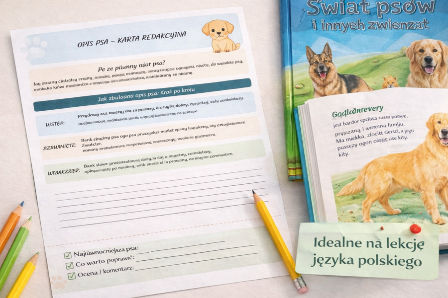 Opis psa – karta redakcyjna