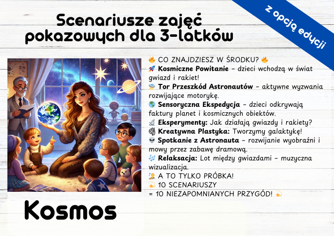 Kosmos - 10 scenariuszy pokazowych, otwartych, hospitacji dla dyrekcji