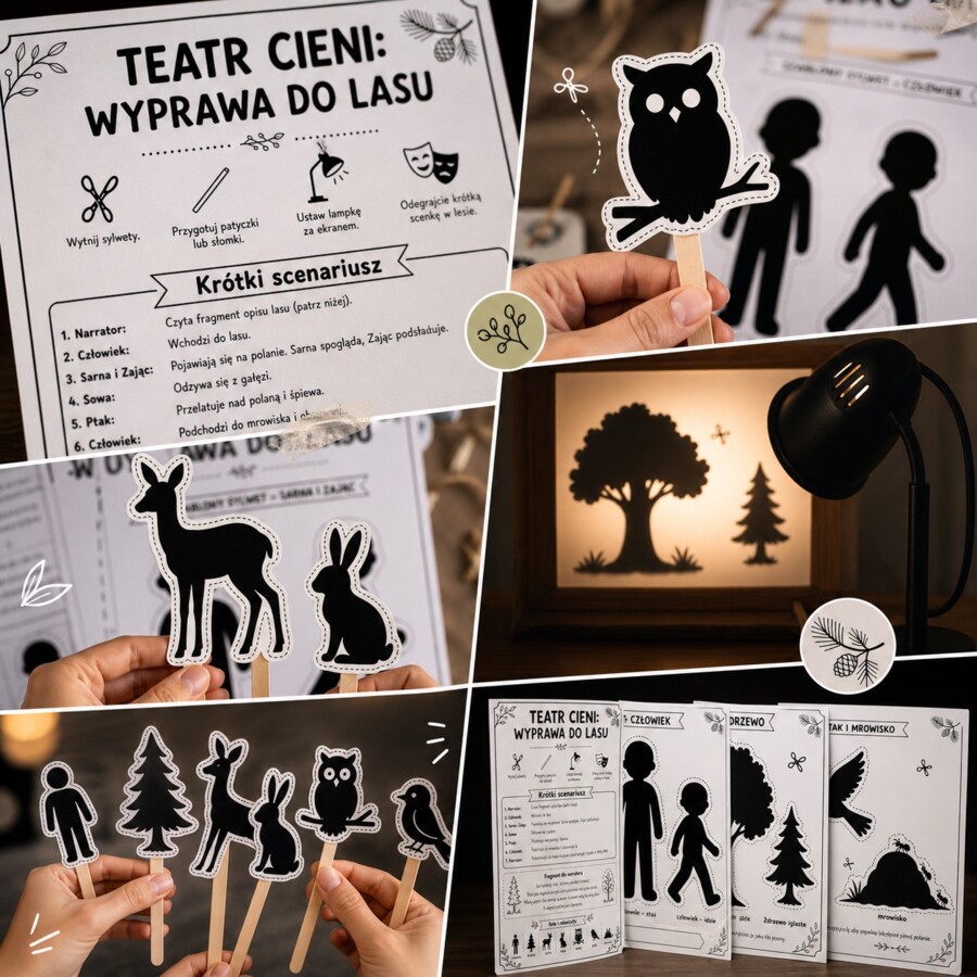 Teatr cieni. Wyprawa do lasu
