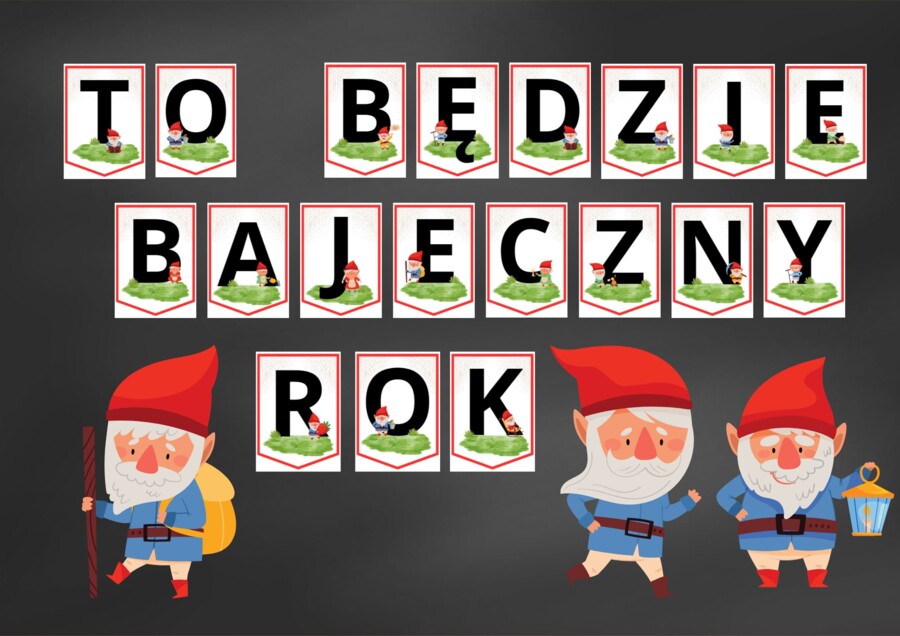 GIRLANDA PRZEDSZKOLE ŻŁOBEK ROZPOCZĘCIE ROKU