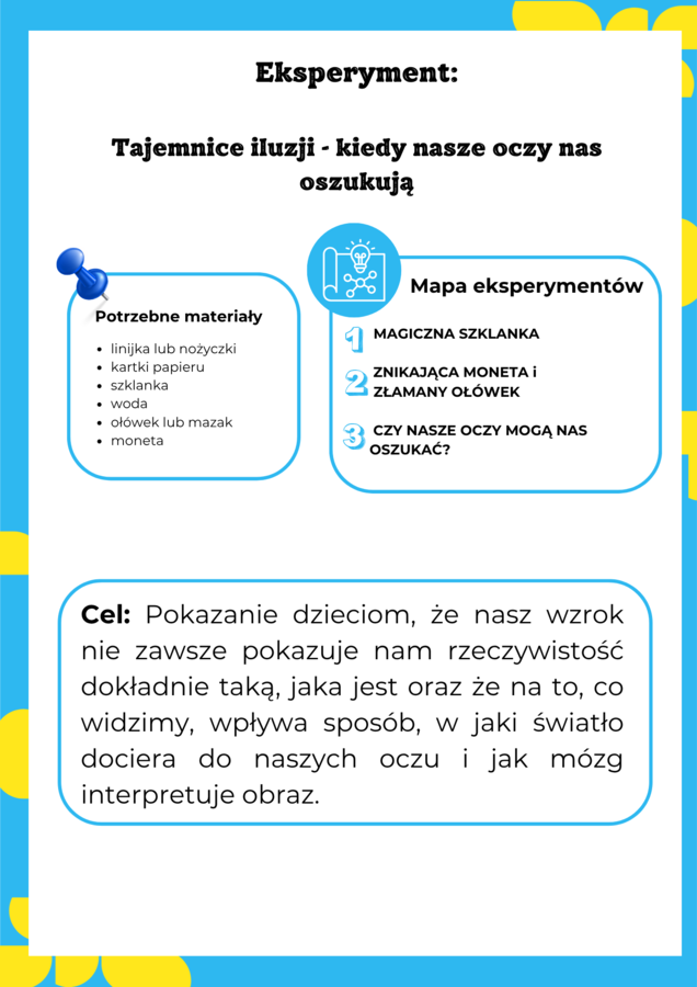 Eksperymenty: Złudzenia optyczne