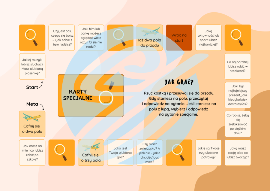 Integracja – gra planszowa wspierająca budowanie relacji