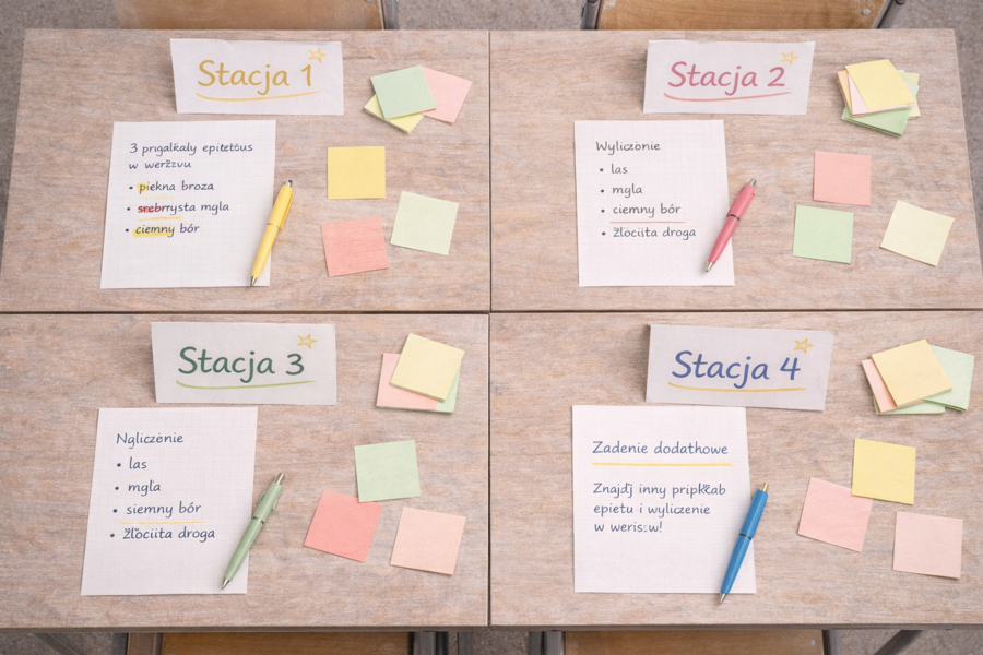 Scenariusz lekcji języka polskiego. "O lasach". Ks. Jan Twardowski