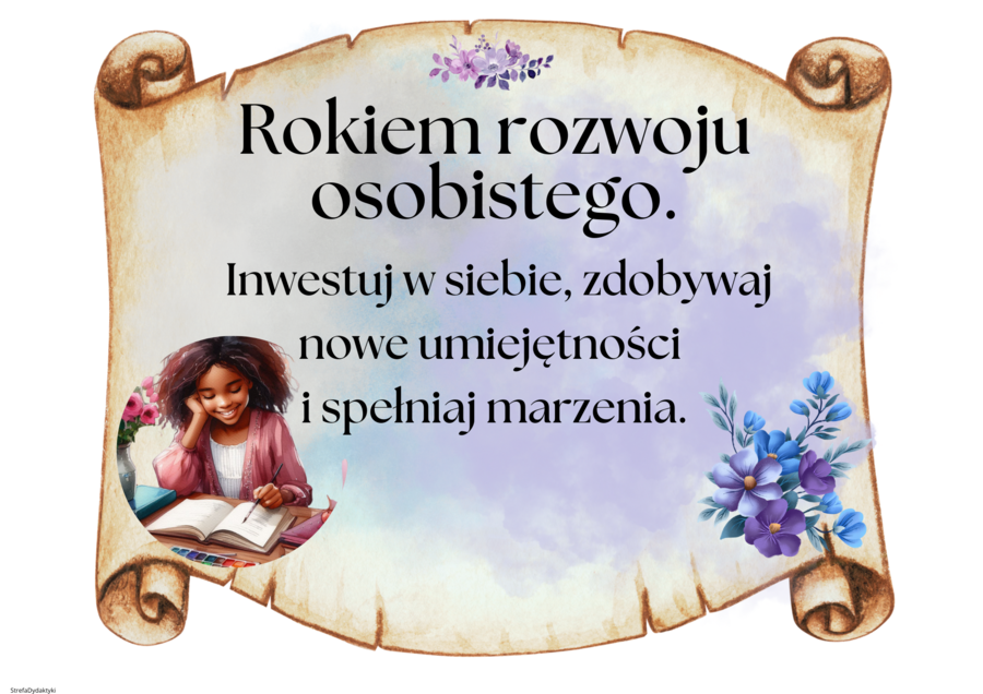 2025 - TEN ROK BĘDZIE... - gazetka motywująca