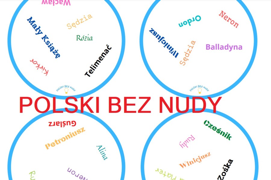 Dobble - bohaterowie lektur