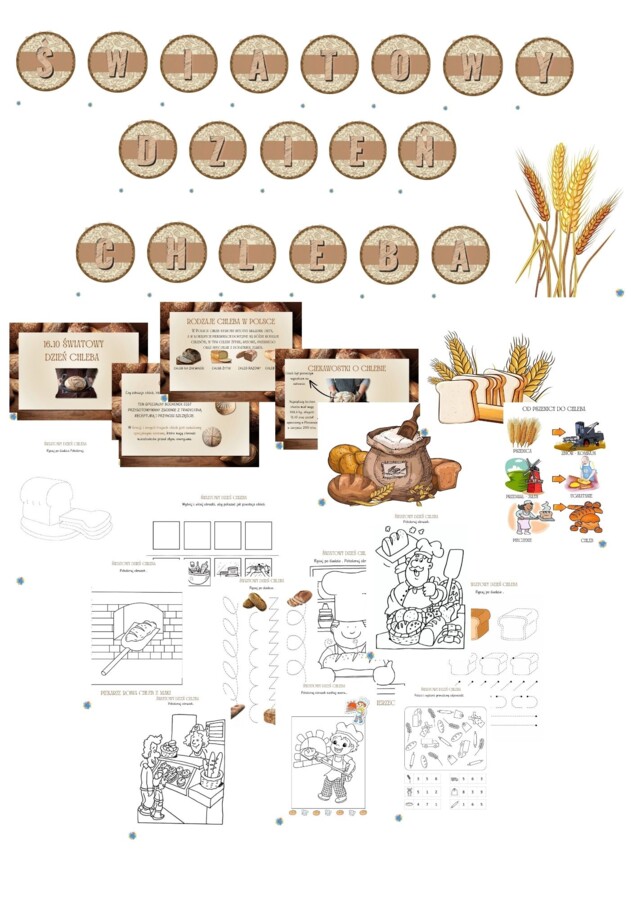 PAKIET MATERIAŁÓW NA PAŹDZIERNIK WEDŁUG KALENDARZA ŚWIĄT I DNI NIETYPOWYCH.