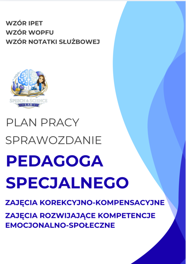 TECZKA PEDAGOGA SPECJALNEGO - pełen pakiet dokumentów.
