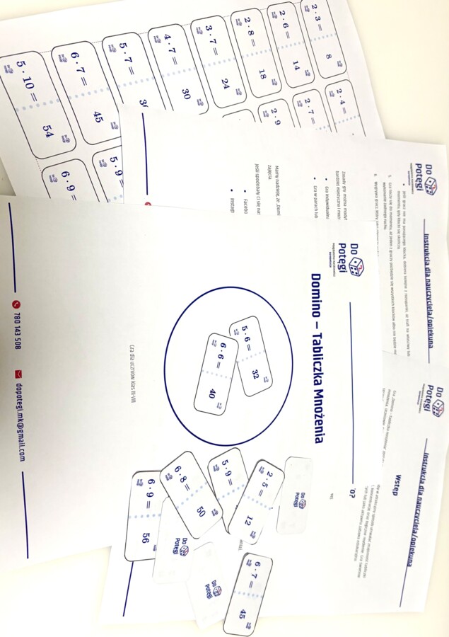 Pakiet 4 gier – Tabliczka mnożenia