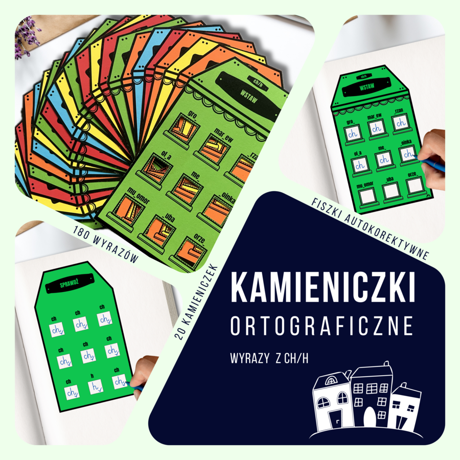 Kamieniczki ortograficzne – pisownia wyrazów z ch/h