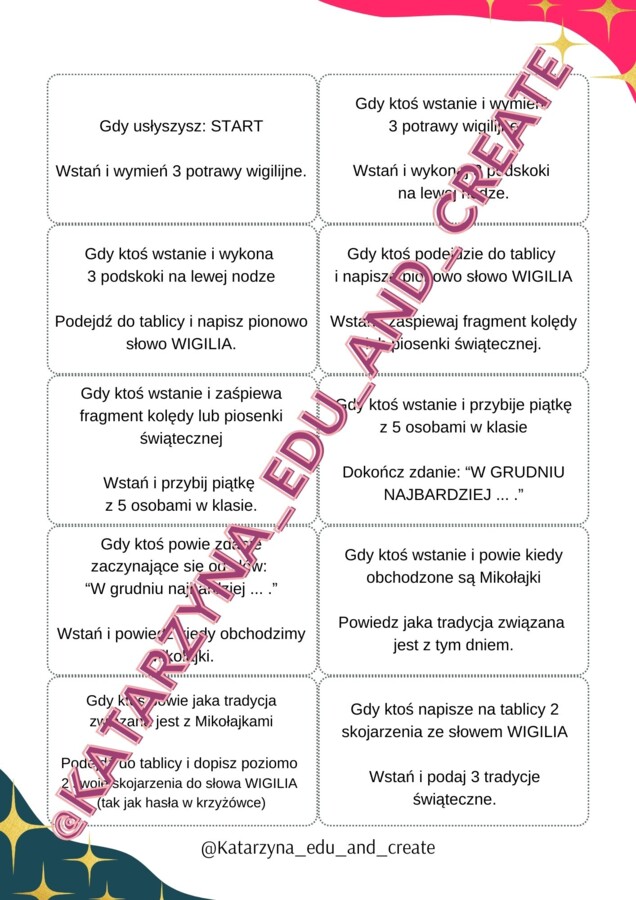 Test na czujność - część 4 bożonarodzeniowa