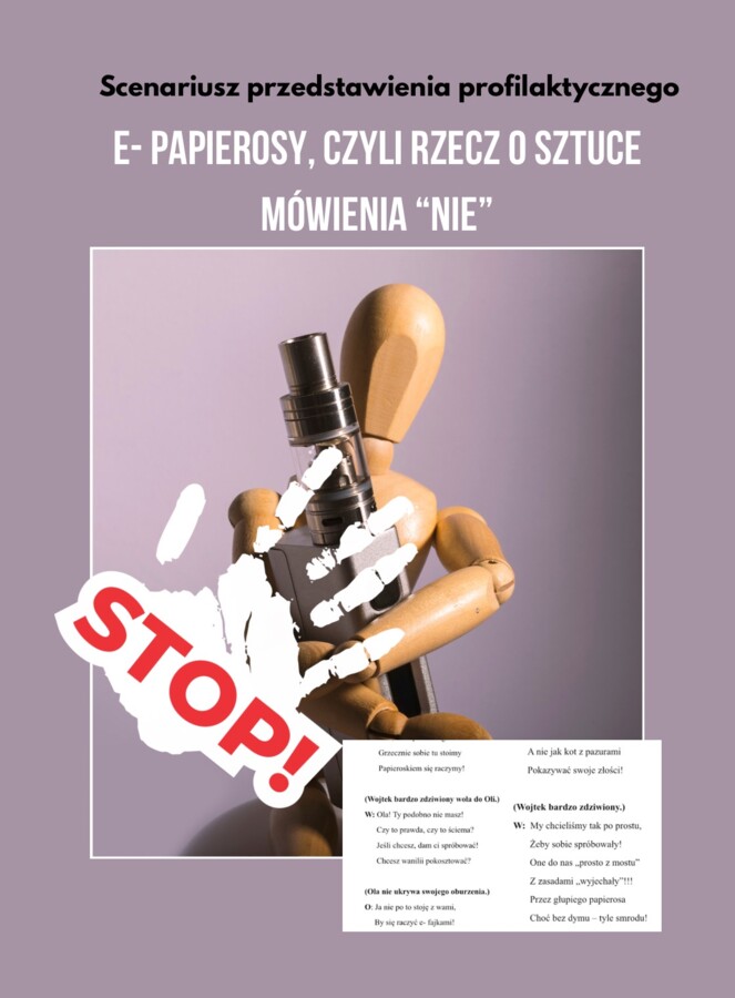 Używki, asertywne odmawianie - scenariusz przedstawienia profilaktycznego